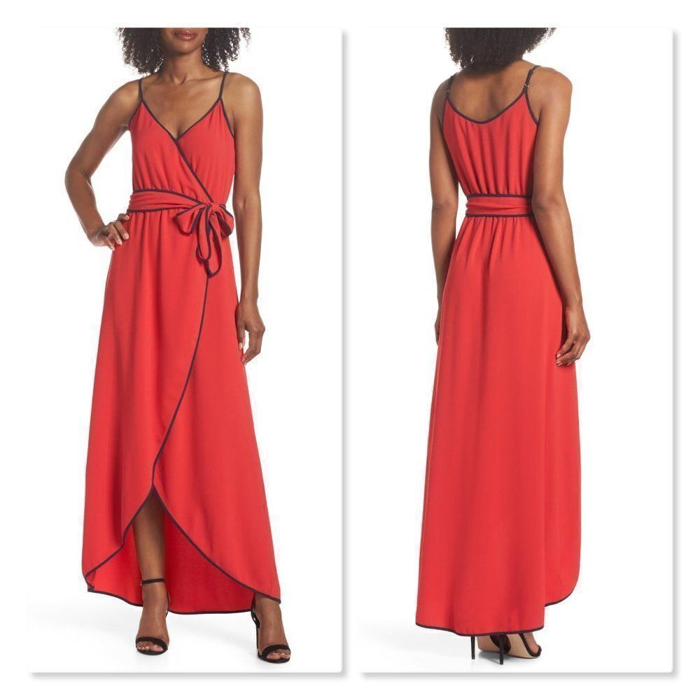 Felicity & Coco Becca Faux Wrap Dress size Large